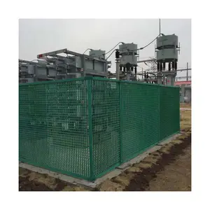 Industrial application wpc fence Power Station Fencing manufacture supplier price competitive packaging safety