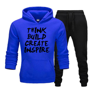 Tarcksuit-chándal ajustado de lana para hombre, traje de chándal personalizado a rayas laterales - Product Image 4