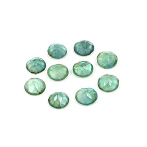 Lote de 10 Piezas de Fluorita Verde Natural de Calidad AA, Corte Redondo de 6 mm, Gema Suelta de 9 Quilates, Gemas Ishu - Product Image 2