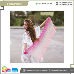 Top Quality Beach Product 100% OEM Customized Latest Collection Arrival Best Design Beachwear 100% Cotton Beach Pareos <b>Sarongs</b>. - Product Image 4