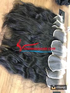 Mejor venta en Nigeria frontal de encaje ondulado natural tamaño 5x5 13x4 frontera vietnamita cabello humano - Product Image 2