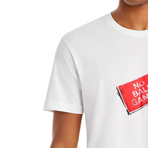 T-shirt col rond blanc uni, design personnalisé, imprimé, 100% coton, pour garçons/hommes, à la demande ou sur commande - Product Image 4