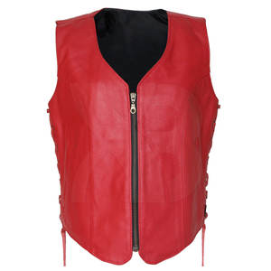 Chalecos de cuero para motocicleta para mujer, modelo personalizado, 2021 - Product Image 1