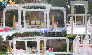 Dream FRP-Mandap de boda de bollwood, mantel de boda de estilo Finland GIM, mandalas Maharani de Sidney tallado en oro de bollwood - Product Image 5