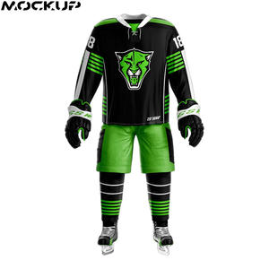 Uniforme de Hockey sobre Hielo de Poliéster 100% de Primera Calidad Personalizado de Alta Calidad, Impresión Digital, Conjuntos Unisex para Adultos - Product Image 2