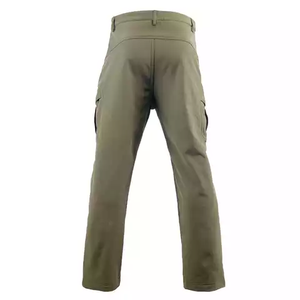 Pantalon d'hiver décontracté de haute qualité pour hommes en toile légère à motif droit avec service OEM - Product Image 3
