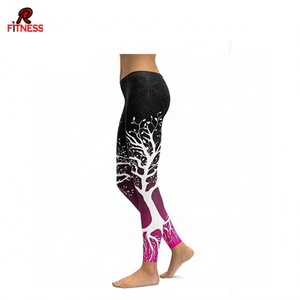 Leggings de sport pour femme, dernière collection, taille haute, sublimation, effet push-up, étiquette tissée, pour fitness, course à pied et yoga - Product Image 4