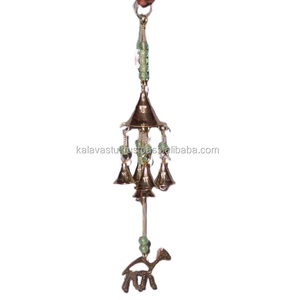 Carillon à vent mural en laiton d'angle décoratif avec cloche pour la décoration de la maison carillon à vent en laiton de conception Unique - Product Image 3