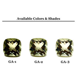 พลอยสังเคราะห์เจียระไนคุณภาพสูง5มม. พลอยเทียมสีเขียว - Product Image 2