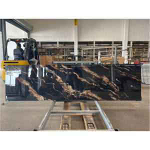 Ángulo Jespar Diseño original europeo Hermoso patrón 15mm espesor 800x3000mm Azulejos de porcelana Losa grande para el hogar. - Product Image 3