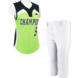 Ensemble de boule Softball avec impression par Sublimation, uniforme de Baseball pour femmes, vente en gros, - Product Image 4