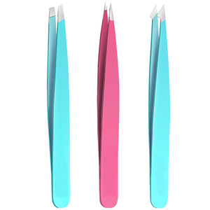 Pinzas para Cejas al Por Mayor, Pinzas Ecológicas para Pestañas y Vello Encarnado, Pinzas Profesionales para Cejas, Marca Privada - Product Image 1