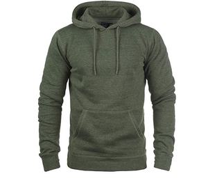 Top Quality Custom Logo Men Lightweight Plain Cotton Long Hoodie - Product Image 3