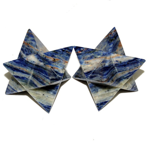 สั่งซื้อออนไลน์สำหรับSodalite Merkaba Star 40-50มม. | รับSodalite Merkaba Star 40-50มม. - Product Image 1