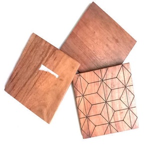 American Home Hotel Table Pad Europe Style Natural High-Resin Marble Placemat <b>Set</b> Laser Engraved <b>Wooden</b> <b>Tea</b> Coaster Mats & Pads - Product Image 2