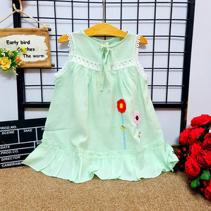 Vestido 100% de algodón para niñas, ropa de fábrica para la exportación a granel - Product Image 2