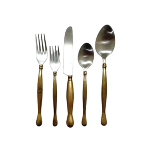 Ensemble de couverts de service en or plaqué de haute qualité, ensemble de couverts, couverts en or plaqué, manche en or plaqué, ensembles de couverts - Product Image 1