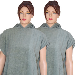 ชุดคลุมชายหาดผ้าคอตตอนสีทึบไม่พันกันบิด100% หรูหราดีไซน์ทันสมัยสำหรับใช้งานกลางแจ้ง - Product Image 2