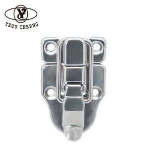 heavy duty HC259 plated nickel <b>latch</b> catches <b>lock</b> for high-grade locker case hardware fitting safety durable small <b>locks</b> - Product Image 1