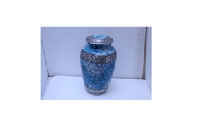 ALUMINIUM LEAF COLOURFUL PRINTED BURIAL URN <b>FUNERAL</b> <b>SUPPLIES</b> - Product Image 4