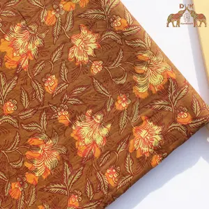 Hot sale floral fabric for dress new design cotton summer printed textiles for men's shirt material soft cotton voile