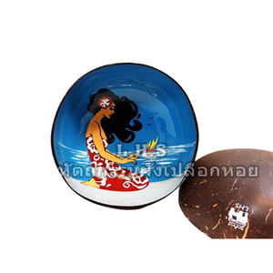 El mejor precio en 2020 Nueva colección Tazón de coco de laca natural pulida para ocasiones de fiesta - Product Image 2