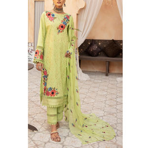 Traje de Algodón Indio y Pakistaní, Diseño Moderno, Tipo de Ropa Shalwar Kameez - Product Image 1