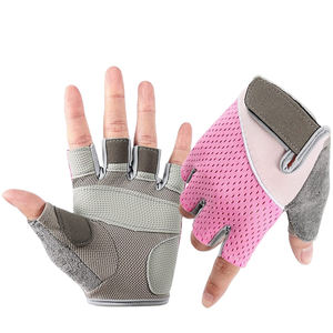 Hot Sale White <b>Leather</b> Gym <b>Gloves</b> for Workout and Weight Lifting Fitness Support Strap Wholesale Sports <b>Gloves</b> - Product Image 1