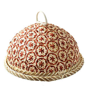Plateau en marbre de bambou personnalisé nouveau design plateau de service à usage domestique rotin acrylique rénovation résidentielle caractéristique décorative - Product Image 5