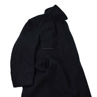 Manteau long en laine soviétique russe neuf, noir, style historique du XIXe siècle, pour hommes - Vente en gros