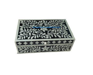Best Selling Luxury <b>Wooden</b> Gift <b>Box</b> Bone Inlay New Indian Decorative Handicrafts Quality <b>Jewelry</b> Boxes 20x15x7.5 CM Rectangular - Product Image 1