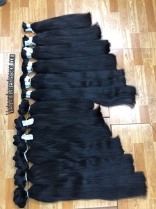 Extensiones de Cabello Virgen Remy Liso sin Procesar al por Mayor - Estilo Ondulado Sedoso, Origen Vietnam, 100g por Pieza, Sin Piojos/Ni Lêndas - Product Image 2