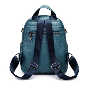 genuine pure leather <b>backpack</b> cross body female day pack shoulder bag high quality leather <b>backpack</b> for women - Product Image 3