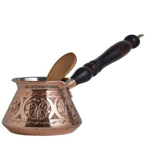 Top tendance cuivre cafetière arabe luxe cafetière martelé serveur fabriqué à la main café urne restaurants de luxe - Product Image 3