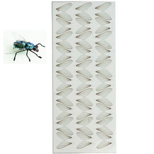 Flaschen-/Bienen-/Kranich-/ Wespenflügel-Muster Bindematerialien Echte Fliegen Angeln Realistisches Material (B13) - Product Image 3
