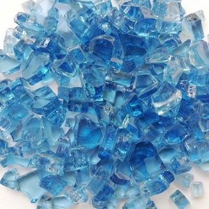 Vidrio de espejo triturado para paisaje, hoguera, chimenea, vidrio de fuego, vidrio de fuego reflectante dorado para obras de arte de resina - Product Image 3