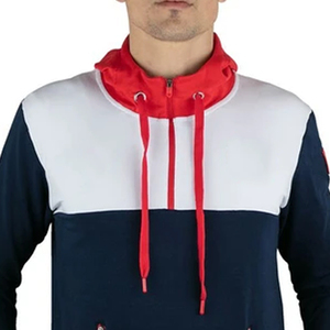 เสื้อฮู้ดสไตล์นักแข่งสีแดงแบบกำหนดเองสำหรับผู้ชาย - Product Image 5