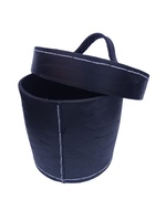 Pot de fleurs en caoutchouc recyclé de haute qualité, écologique, biodégradable, matériau durable, résistant aux intempéries, minimaliste, taille personnalisée