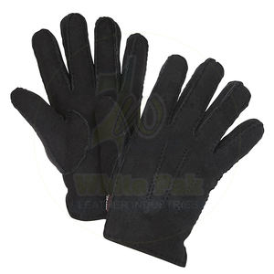 Blanc Pak WP-1006 AB Grade XL Taille Confortable En Cuir De Vachette Gants De Travail D'hiver Manches Plates Arrondies Antidérapant Flexible Sécurité - Product Image 4