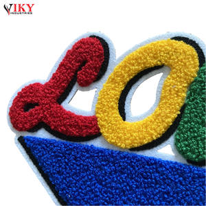 Chenille-parches bordados, letras, chenilla, bordado, sudaderas - Product Image 3