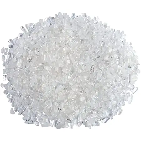 Продажа натуральных прозрачных кварцевых чипов: натуральный камень, кристалл, гравий: много мелких и крошечных супер прозрачных кварцевых кристаллов