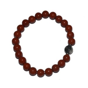 Bijoux de mode les plus vendus Bracelets de pierres précieuses en jaspe rouge faits à la main Reiki à vendre au fournisseur en vrac - Product Image 1