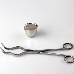 Pinzas para Crisoles de Acero Cromado de Alta Calidad Profesional, Accesorio de Laboratorio para Experimentos, de Skill to Tech - Product Image 6