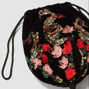 STYLISH & BEAUTIFUL -POTLI--BAGS WITH--ELEGANT-EMBELLISHED WITH ZARDOZI FOR WORK-PARTY & <b>WEDDING</b>---2021. - Product Image 1