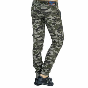 Camouflage Trousers Slim Fit Mens Cargo Pants Custom Made Cargo Trousers in Camouflage Style with Private Logos Camo Jogger Pant - Product Image 4