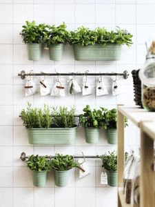 Hot selling planter galvanized embossed line flower pot planter for home decor and plantation Planter Galvanized sheet - Product Image 3