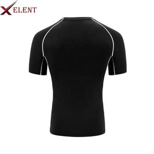 Protection ai ai Bjj Rash, noir, imprimé personnalisé, manches courtes, haute qualité, vente en gros - Product Image 5