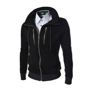 Chándal Deportivo de Algodón con Capucha y Cremallera Completa para Hombre, Unisex, para Invierno, Gimnasio, Personalizado, Impermeable y Transpirable - Product Image 1