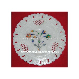 Plaque incrustation de marbre fait à la main, joli cadeau d'entreprise - Product Image 1