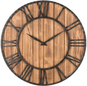 Reloj de pared colgante de alta calidad para sala de estar, decoración de pared de Hotel, cocina y restaurante, Color personalizado, de madera y Metal - Product Image 2